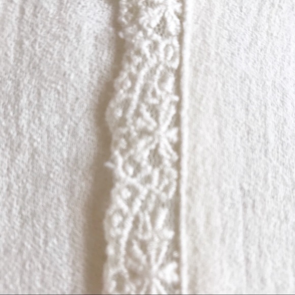 OFFERS WELCOME
ZARA Boho Muslin Lace & Beads Cream Top - Picture 8 of 16